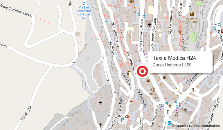 Mappa di Via Corso Umberto I 159, Modica
